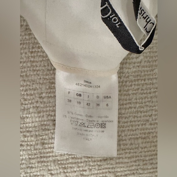 Christian Dior White Skort / Skirt / Shorts - Picture 8 of 8